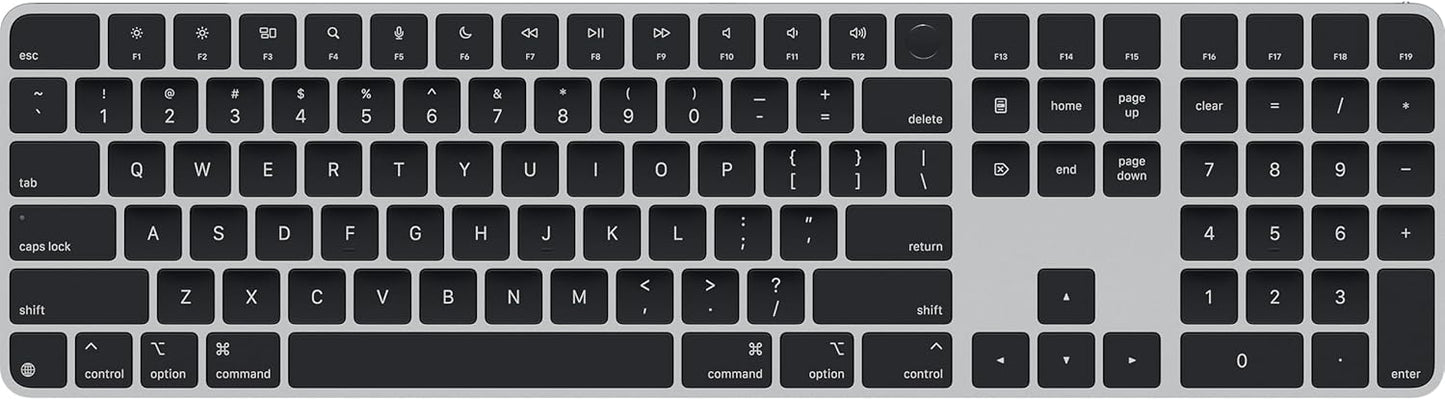 Apple Magic Keyboard with Touch ID + Numeric Keypad - US English (Black)