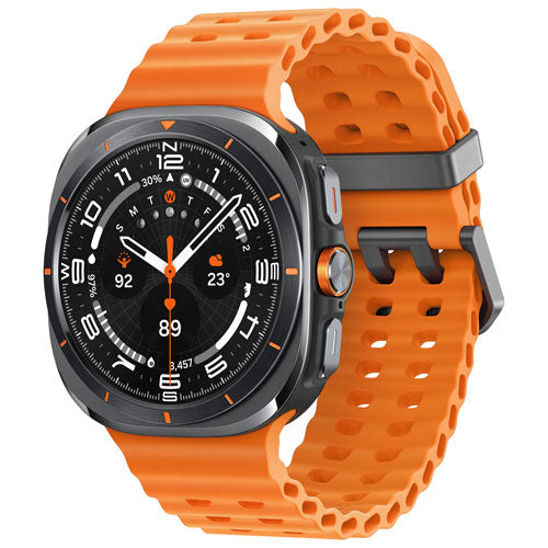 Samsung Galaxy Watch Ultra - 47mm - Titanium - Titanium Grey - Orange Marine Band - (WiFi + LTE)
