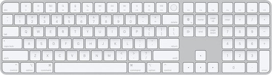 Apple Magic Keyboard with Touch ID - US English (White)