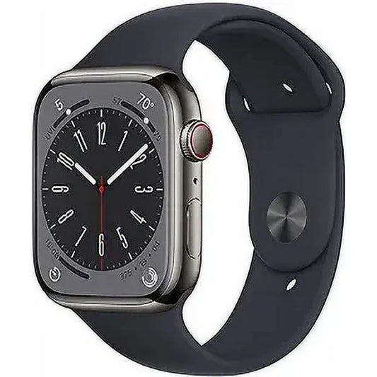 Apple Watch Series 8 - 45mm - Stainless Steel - Graphite - (GPS + Cellular)