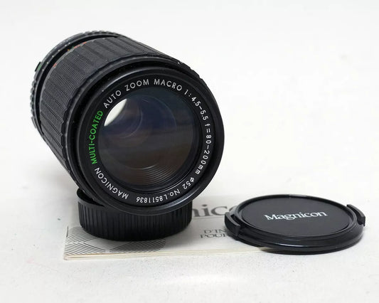 Magnicon 80-200mm 1:4.5-5.6 Macro Lens - MD-Mount
