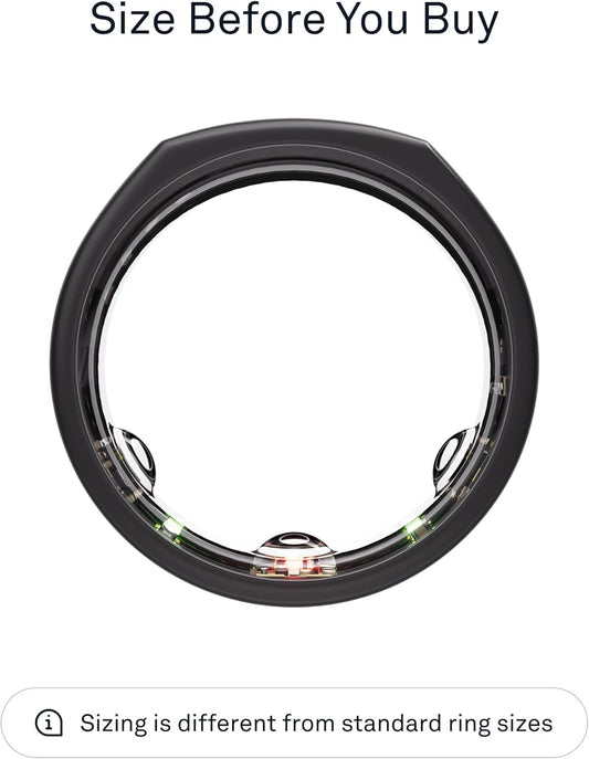 OURA Ring Gen3 - Heritage - Black - Size 9