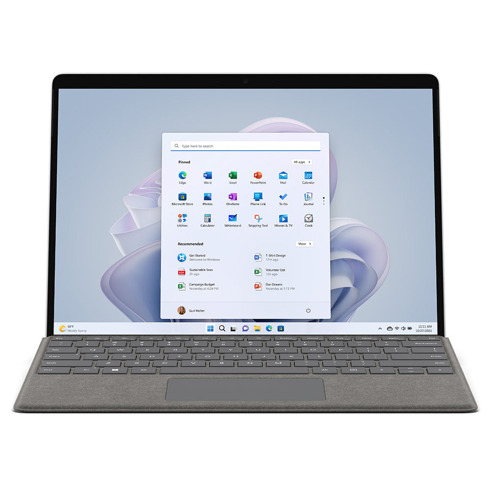 Surface Pro 9 (Intel Core i7 - 16GB RAM - 256GB - Intel Iris Xe Graphics - Graphite - Business)