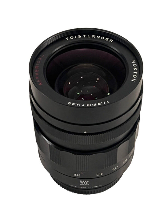 Voigtlander Nokton 17.5mm f/0.95 Lens for Micro Four Thirds Cameras