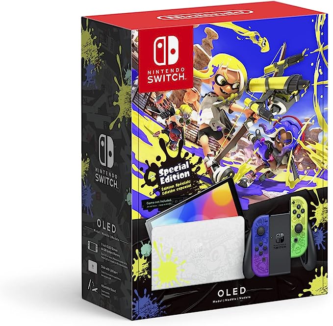 Nintendo Switch (OLED Model) - Splatoon 3 Special Edition