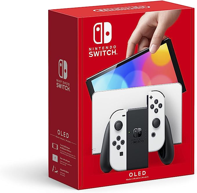 Nintendo Switch (OLED Model) - White - Console
