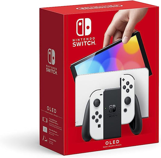 Nintendo Switch (OLED Model) - White - Console